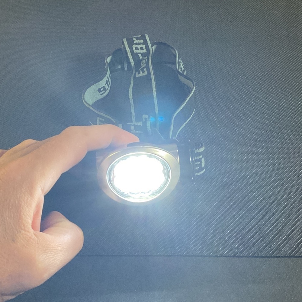 Ever-Brite Black and Silver Headlamp - Picture 2 of 2